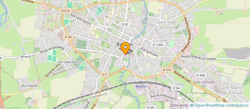 localisation de l'entreprise MONSIEUR DAVID LEMARESQUIER à BAYEUX