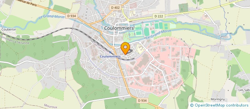 localisation de l'entreprise MONSIEUR DAVID LEMARINIER à COULOMMIERS