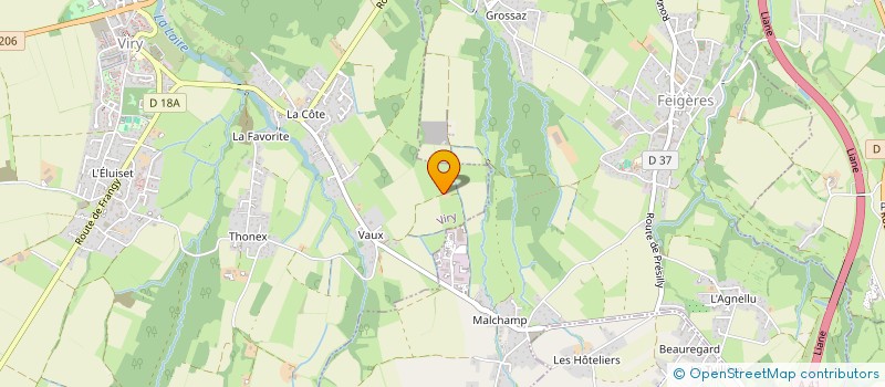 localisation de l'entreprise MONSIEUR DAVID LEMERRE  VIRY