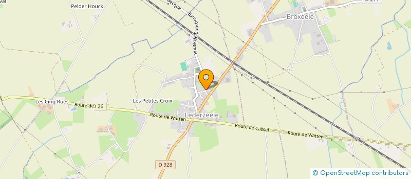 localisation de l'entreprise MONSIEUR DAVID LENOT  LEDERZEELE