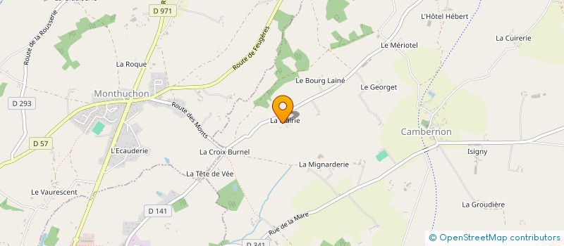 localisation de l'entreprise MONSIEUR DAVID LEPELLEY  CAMBERNON