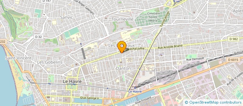 localisation de l'entreprise MONSIEUR DAVID LEPERE à LE HAVRE