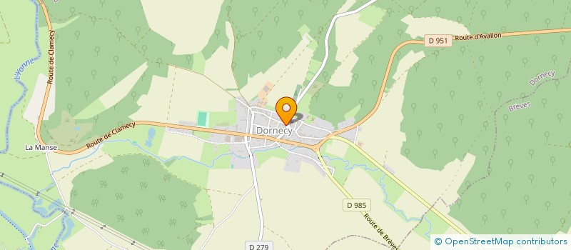 localisation de l'entreprise MONSIEUR DAVID LEPILLER  DORNECY