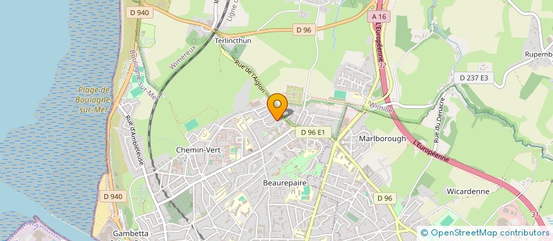 localisation de l'entreprise MONSIEUR DAVID LEPINE à BOULOGNE-SUR-MER