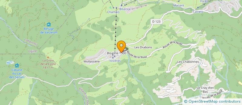 localisation de l'entreprise MONSIEUR DAVID LEPLAT  VILLARD-SUR-DORON