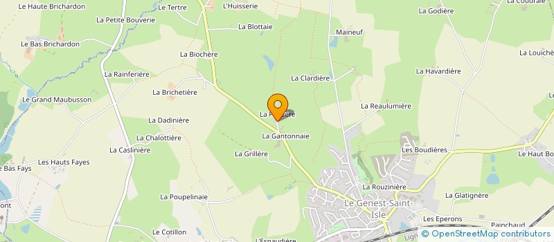localisation de l'entreprise MONSIEUR DAVID LEPONT à LE GENEST-SAINT-ISLE