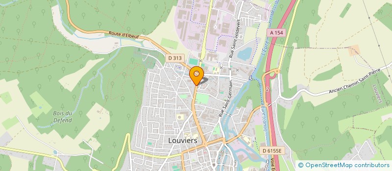 localisation de l'entreprise MONSIEUR DAVID LEPRINCE à LOUVIERS