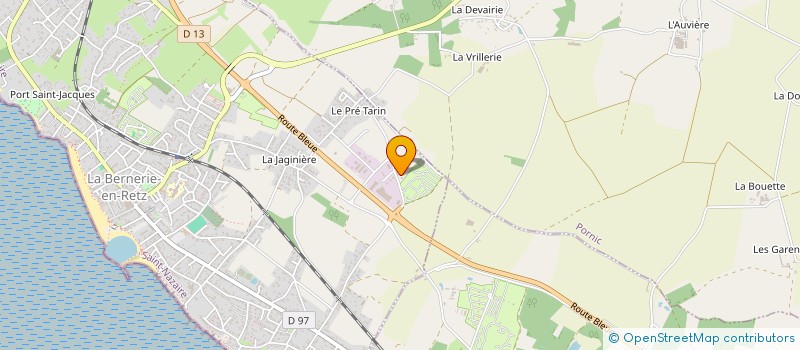 localisation de l'entreprise MONSIEUR DAVID LEREBOURG à LA BERNERIE-EN-RETZ