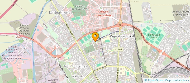 localisation de l'entreprise MONSIEUR DAVID LERNON à REIMS