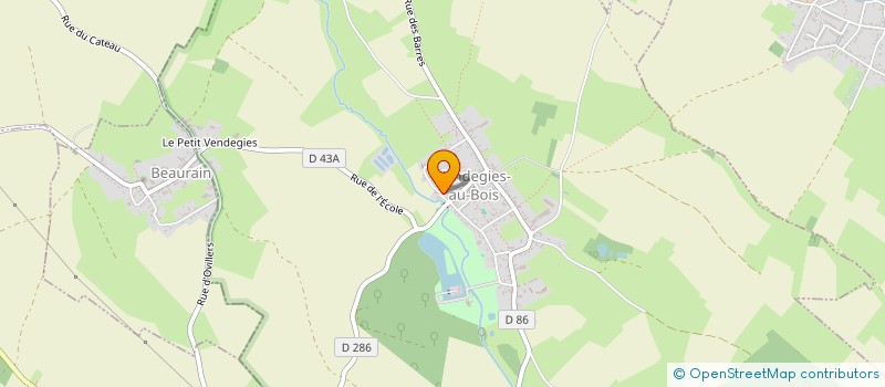 localisation de l'entreprise MONSIEUR DAVID LEROUX  POIX-DU-NORD