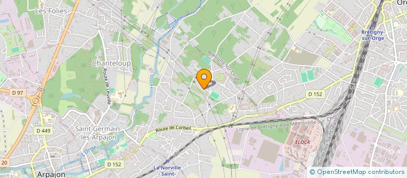 localisation de l'entreprise MONSIEUR DAVID LEROY à SAINT-GERMAIN-LES-ARPAJON
