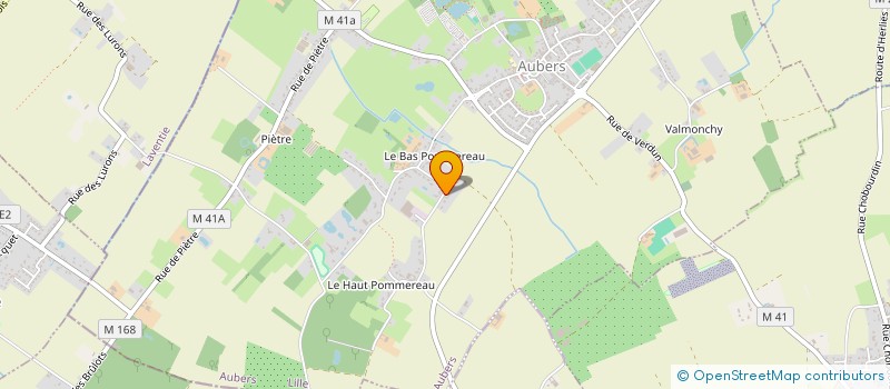 localisation de l'entreprise MONSIEUR DAVID LESAFFRE à AUBERS