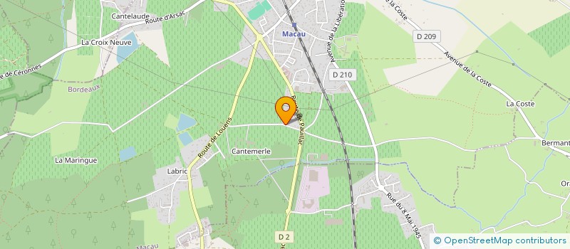 localisation de l'entreprise MONSIEUR DAVID LESCOUZERES  MACAU