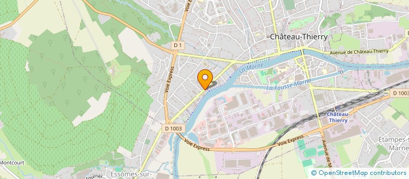 localisation de l'entreprise MONSIEUR DAVID LESEIGNEUR  DONGES