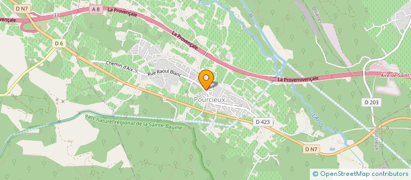 localisation de l'entreprise MONSIEUR DAVID LESOURD  POURCIEUX