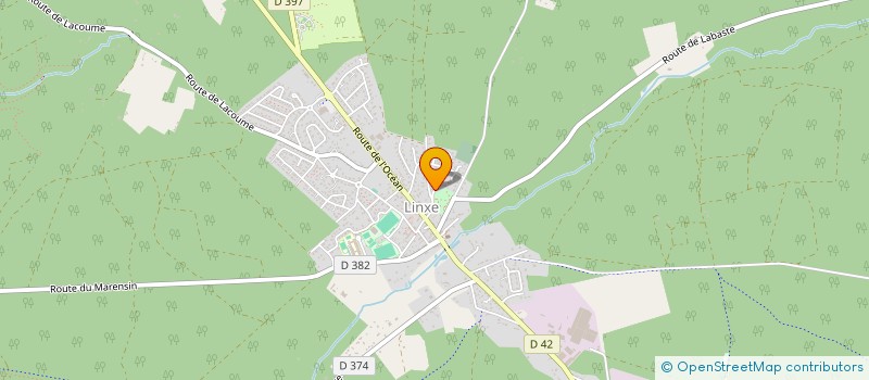 localisation de l'entreprise MONSIEUR DAVID LESPITAOU  LINXE