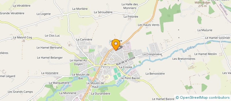 localisation de l'entreprise MONSIEUR DAVID LETEMPLIER à PERCY-EN-NORMANDIE