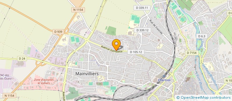 localisation de l'entreprise MONSIEUR DAVID LETENDARD à MAINVILLIERS