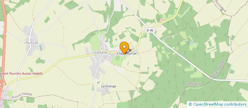 localisation de l'entreprise MONSIEUR DAVID LETERTRE à AUSSAC-VADALLE