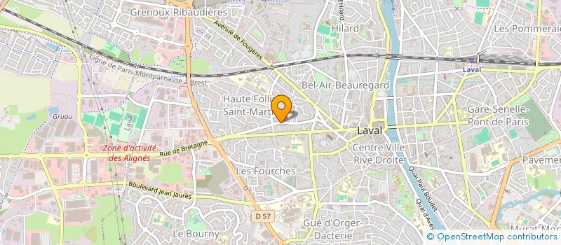 localisation de l'entreprise MONSIEUR DAVID LEURENT à LAVAL