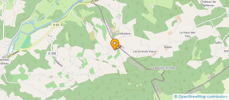 localisation de l'entreprise MONSIEUR DAVID LEUVREY à FOUGEROLLES-SAINT-VALBERT