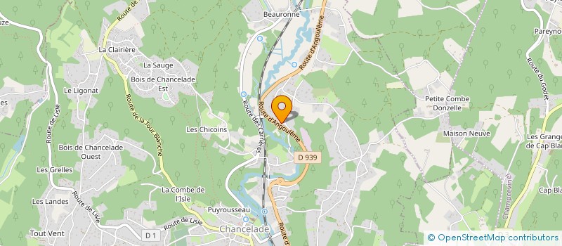 localisation de l'entreprise MONSIEUR DAVID LEVACHER  CHANCELADE