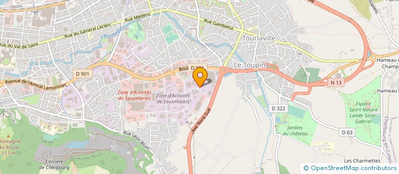 localisation de l'entreprise MONSIEUR DAVID LEVERD  CHERBOURG-EN-COTENTIN