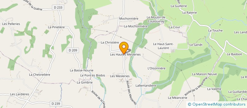 localisation de l'entreprise MONSIEUR DAVID LEVILLAIN  SAINT-LAURENT-DE-CUVES