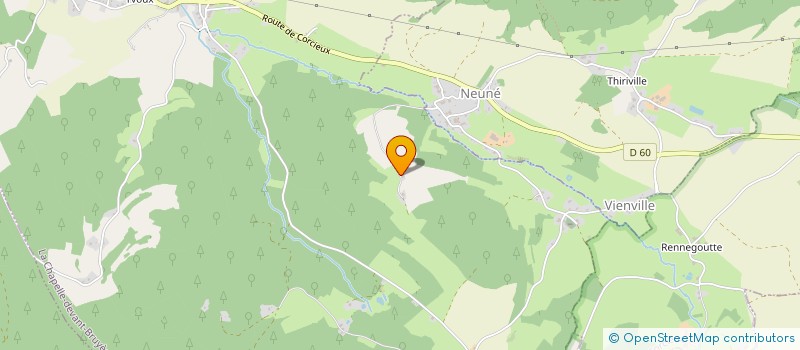 localisation de l'entreprise MONSIEUR DAVID LEVY  LA CHAPELLE-DEVANT-BRUYERES