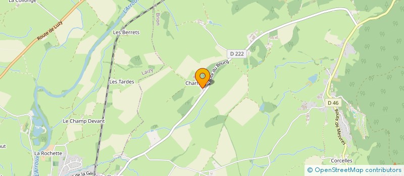 localisation de l'entreprise MONSIEUR DAVID LHENRY  MESVRES