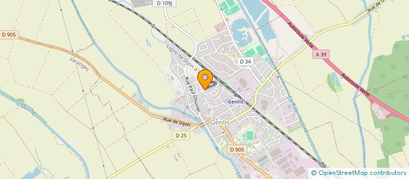 localisation de l'entreprise MONSIEUR DAVID LHEUREUX  GENLIS