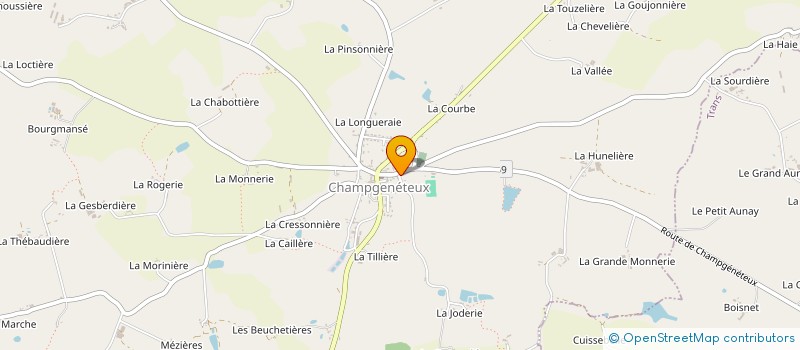 localisation de l'entreprise MONSIEUR DAVID LHUISSIER  CHAMPGENETEUX