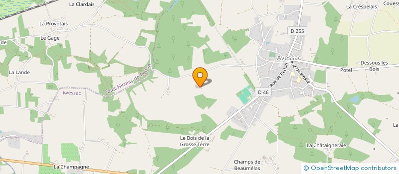 localisation de l'entreprise MONSIEUR DAVID LIBOT à AVESSAC