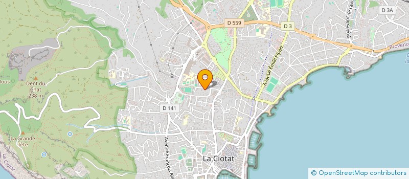 localisation de l'entreprise MONSIEUR DAVID LICATA  LA CIOTAT