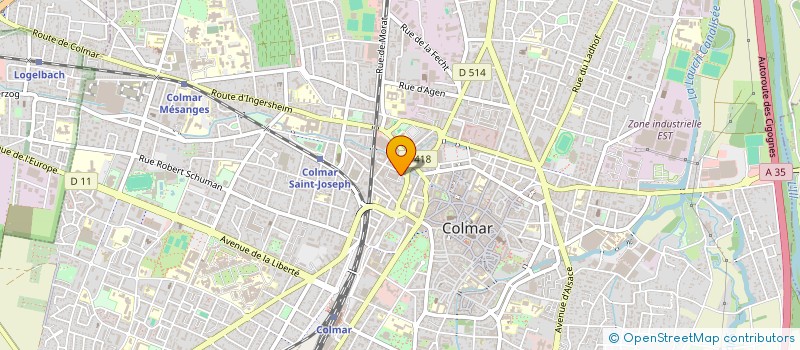 localisation de l'entreprise MONSIEUR DAVID LIEBARD  COLMAR