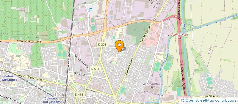 localisation de l'entreprise MONSIEUR DAVID LIERMANN  COLMAR