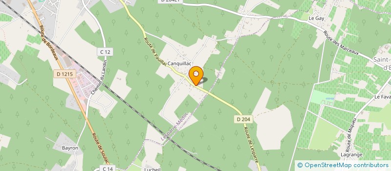 localisation de l'entreprise MONSIEUR DAVID LIEUTEAU  SAINT-GERMAIN-D'ESTEUIL