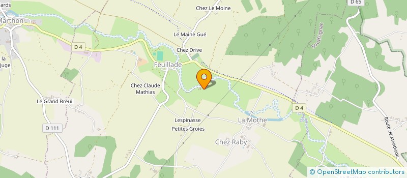 localisation de l'entreprise MONSIEUR DAVID LILLEY à FEUILLADE