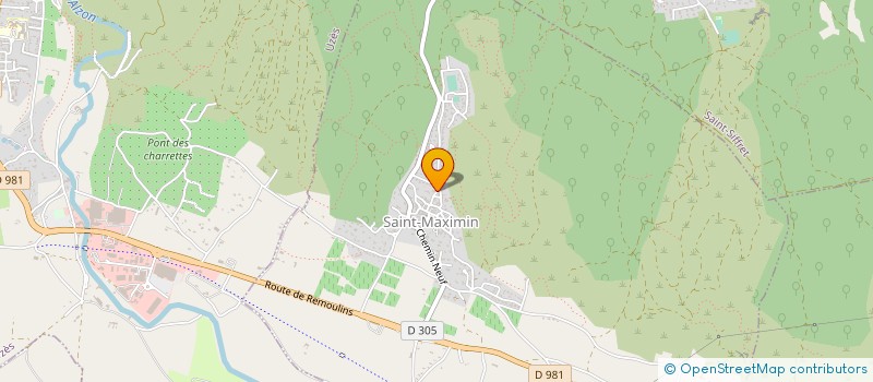 localisation de l'entreprise MONSIEUR DAVID LILLO  SAINT-MAXIMIN