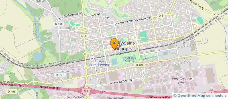 localisation de l'entreprise MONSIEUR DAVID LIM  BUSSY-SAINT-GEORGES