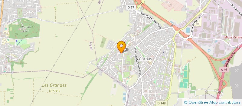 localisation de l'entreprise MONSIEUR DAVID LIM à CORBAS