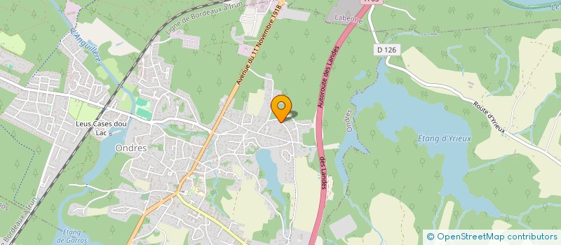 localisation de l'entreprise MONSIEUR DAVID LION  ONDRES