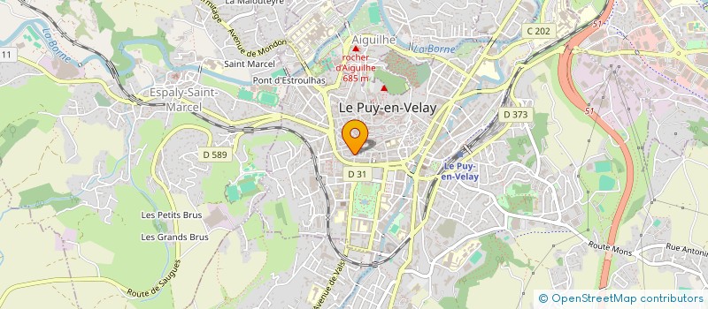 localisation de l'entreprise MONSIEUR DAVID LIPANI  LE PUY-EN-VELAY