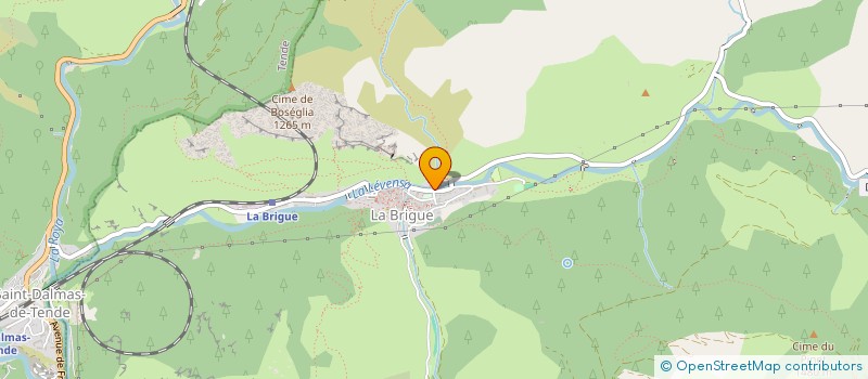 localisation de l'entreprise MONSIEUR DAVID LIPRANDI  LA BRIGUE