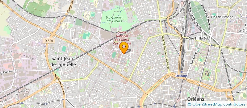 localisation de l'entreprise MONSIEUR DAVID LITIERE à ORLEANS