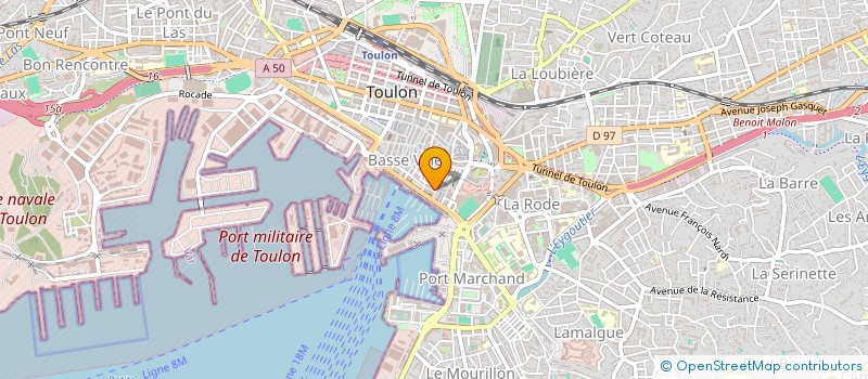 localisation de l'entreprise MONSIEUR DAVID LIZONDO Y ARA  TOULON