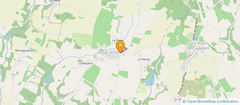 localisation de l'entreprise MONSIEUR DAVID LLOYD  SAINT-AUBIN-DE-CADELECH