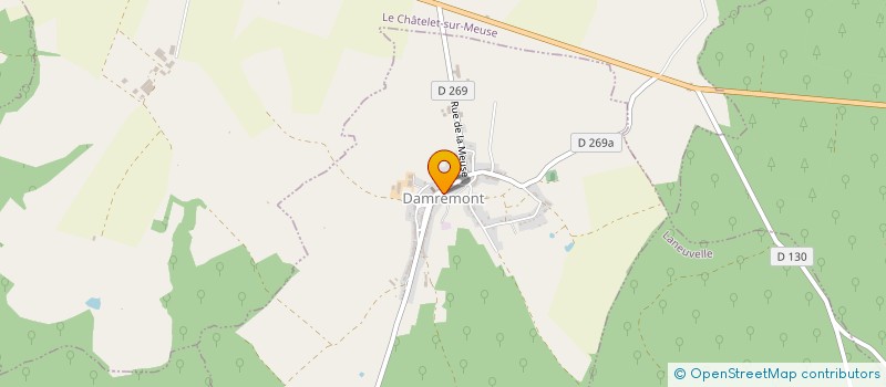 localisation de l'entreprise MONSIEUR DAVID LOGEROT à DAMREMONT