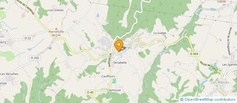 localisation de l'entreprise MONSIEUR DAVID LOGET  ASPRIERES