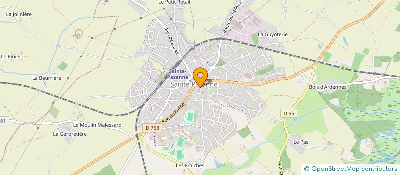 localisation de l'entreprise MONSIEUR DAVID LOISEAU à SAINTE-PAZANNE